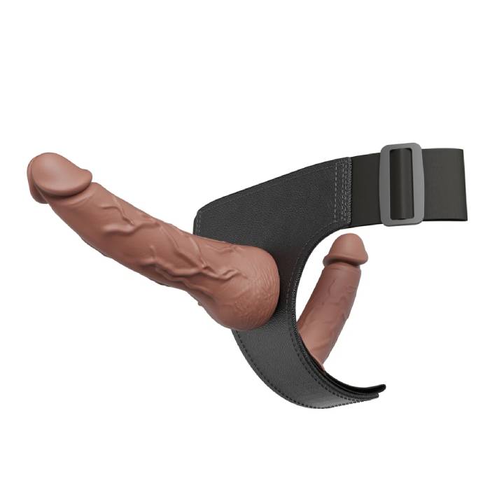 Dương vật giả 2 đầu Yeain Double Wings có đai đeo điều khiển remote từ xa